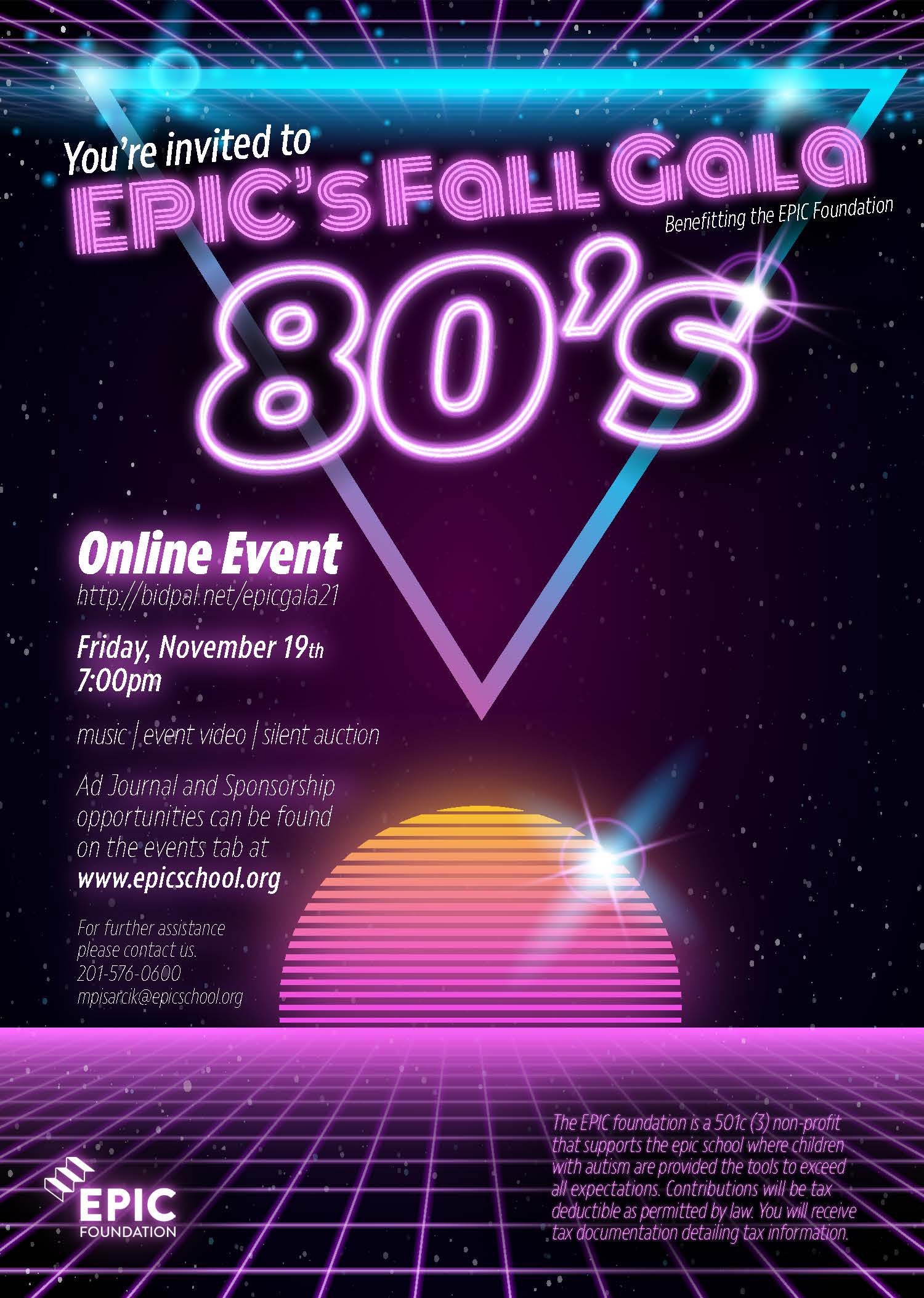 EPIC School Fall Gala - Epic Programs